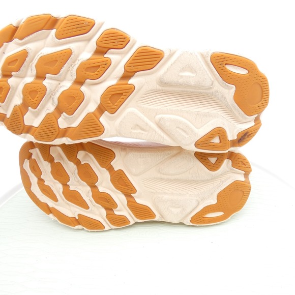 Hoka One One Clifton 9 Womens 9.5B Running Shoes Pink Rose Gold Athletic Sneaker - Picture 7 of 9